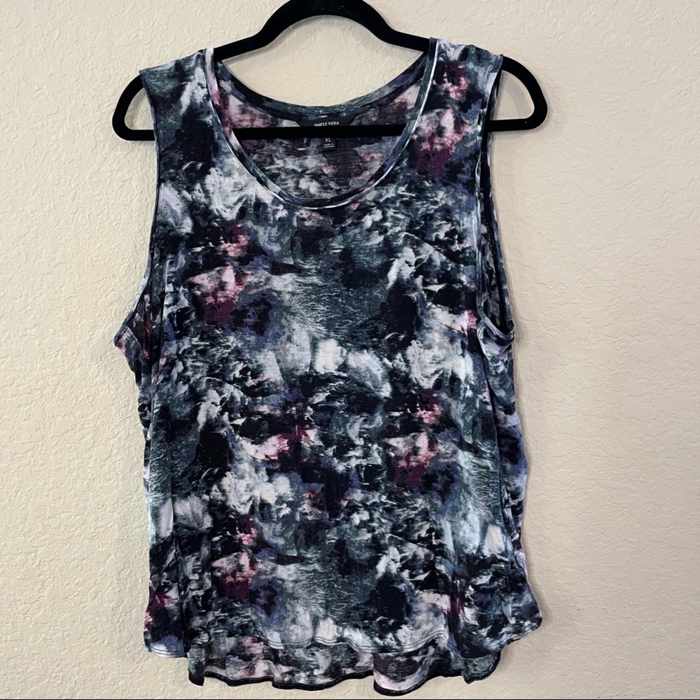Simply Vera Vera Wang Tank Top Multicolor | XL